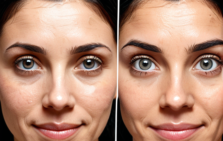 **

A split image. On one side, a woman with deep undereye circles and nasolabial folds looks tired. On the other side, the same woman after receiving filler, looking refreshed with plumper under eyes and softened smile lines. Focus on natural-looking results. Include subtle enhancements to the chin and temples. The caption: "Filler: Who is it for, and who isn't it for? Find out if it's right for you!"

**